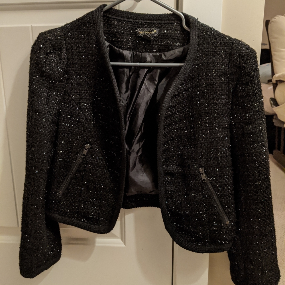 Cropped Tweed blazer